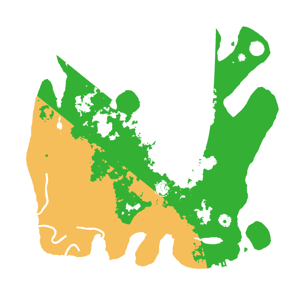 Biome Rust Map: Procedural Map, Size: 3500, Seed: 53333660