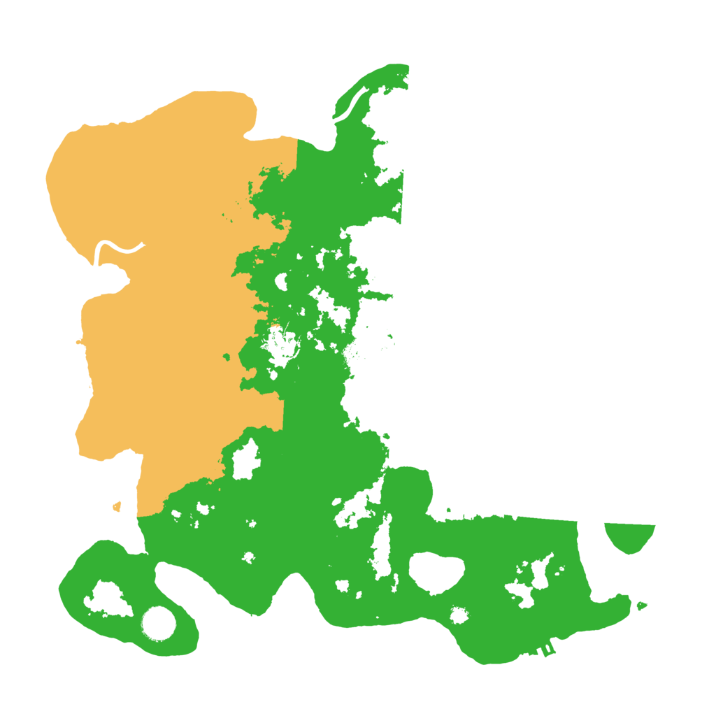 Biome Rust Map: Procedural Map, Size: 3700, Seed: 529551773