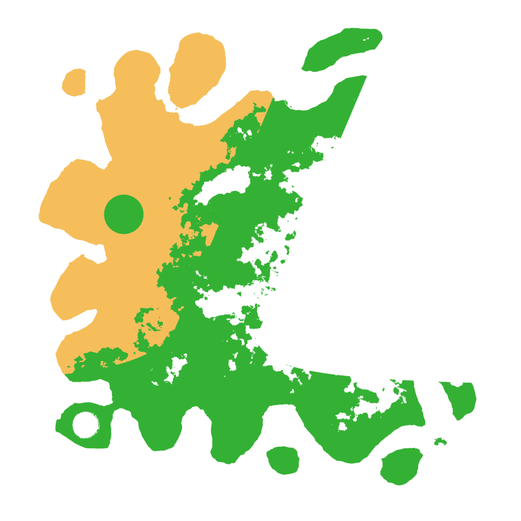 Biome Rust Map: Barren, Size: 3500, Seed: 1937970264