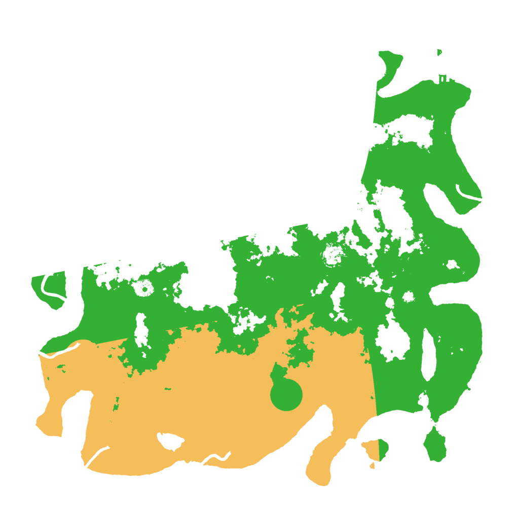 Biome Rust Map: Procedural Map, Size: 4250, Seed: 435874387