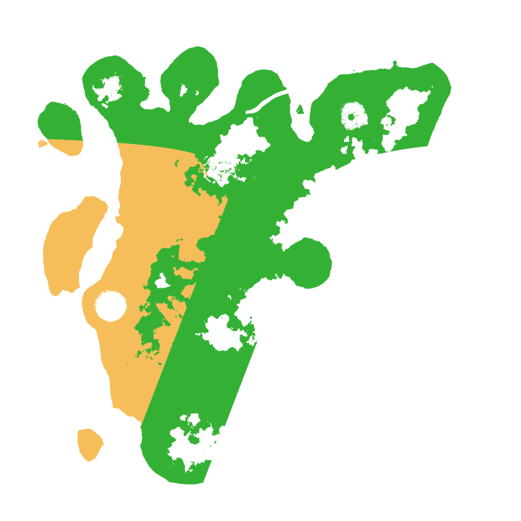 Biome Rust Map: Procedural Map, Size: 3000, Seed: 4448