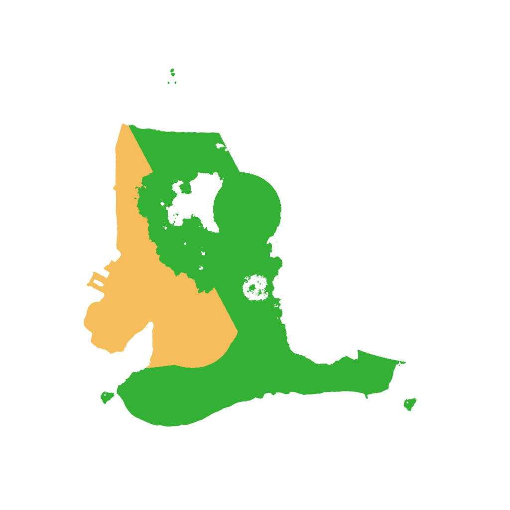 Biome Rust Map: Procedural Map, Size: 2000, Seed: 321456789