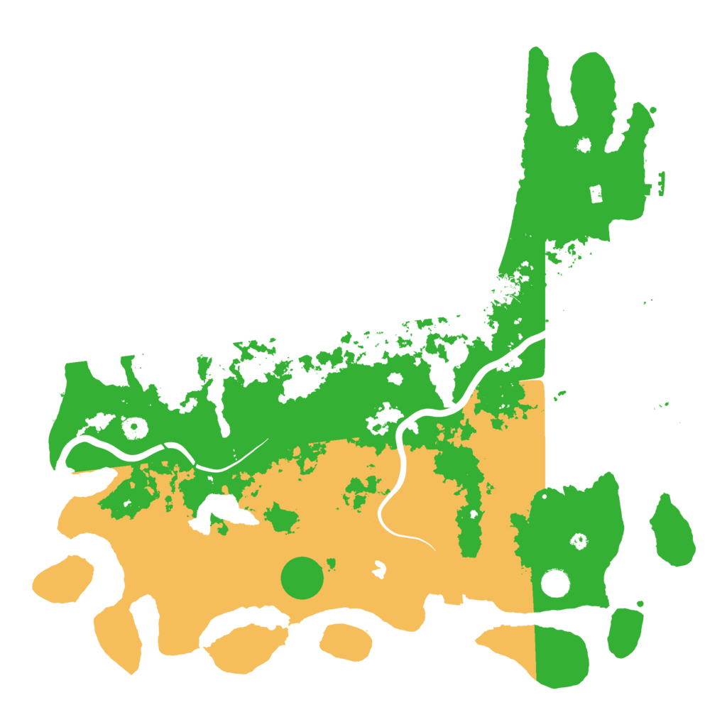 Biome Rust Map: Procedural Map, Size: 4500, Seed: 1867221297