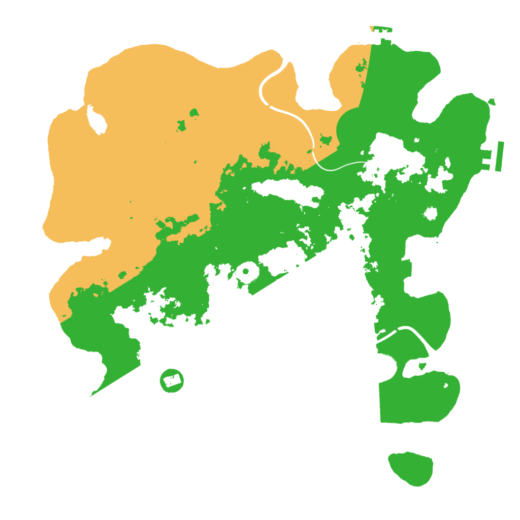 Biome Rust Map: Procedural Map, Size: 3500, Seed: 467133875