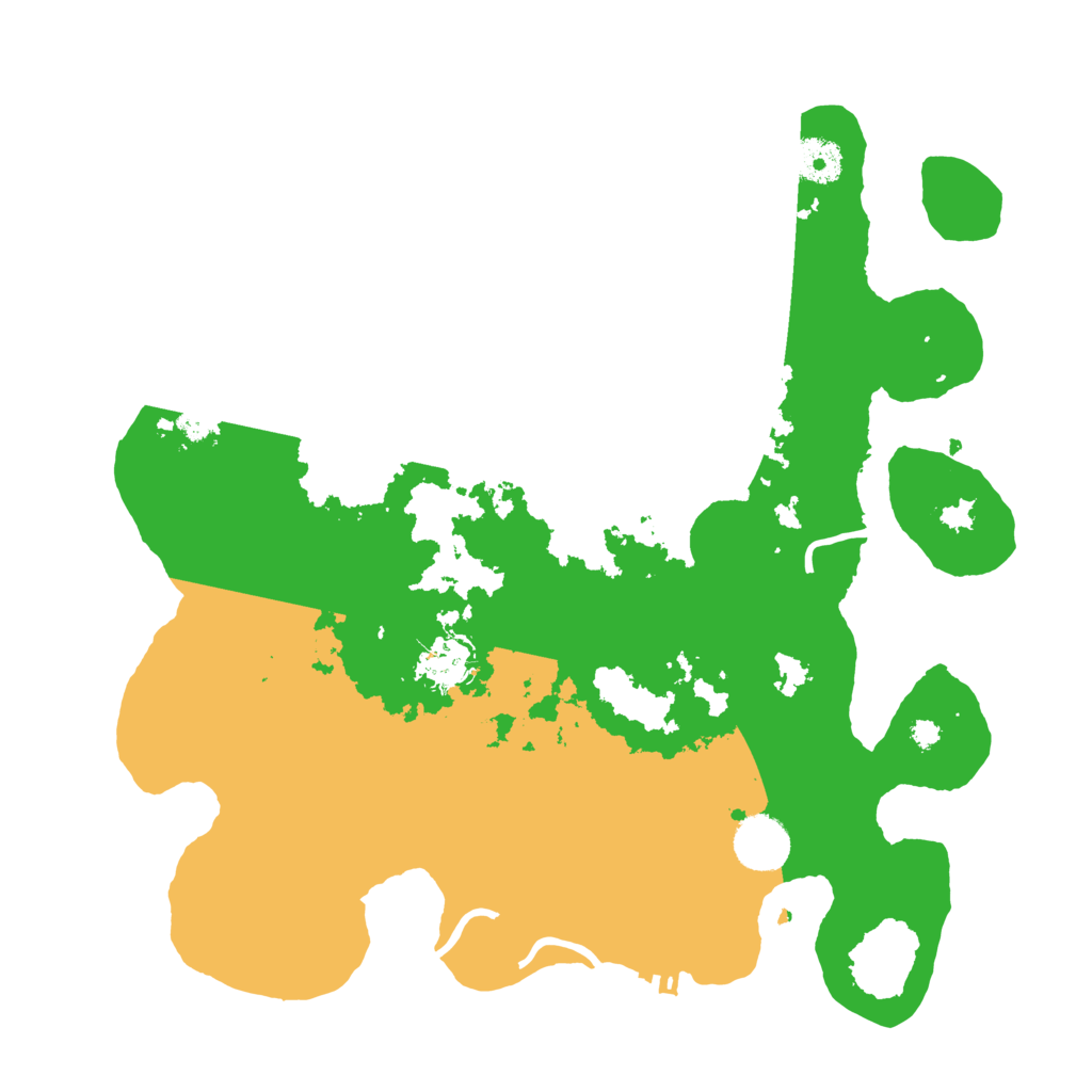 Biome Rust Map: Procedural Map, Size: 3500, Seed: 1554831139