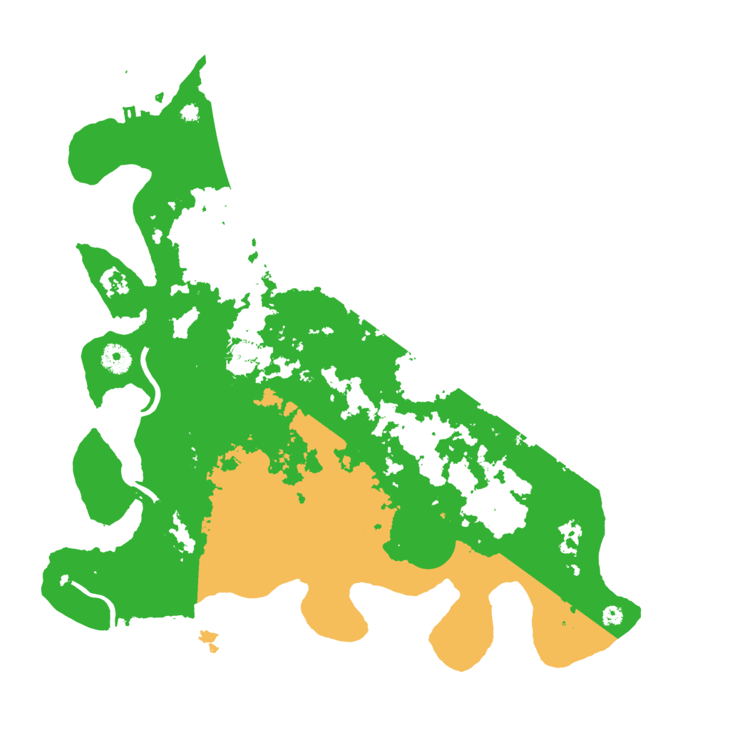 Biome Rust Map: Procedural Map, Size: 3700, Seed: 345684676
