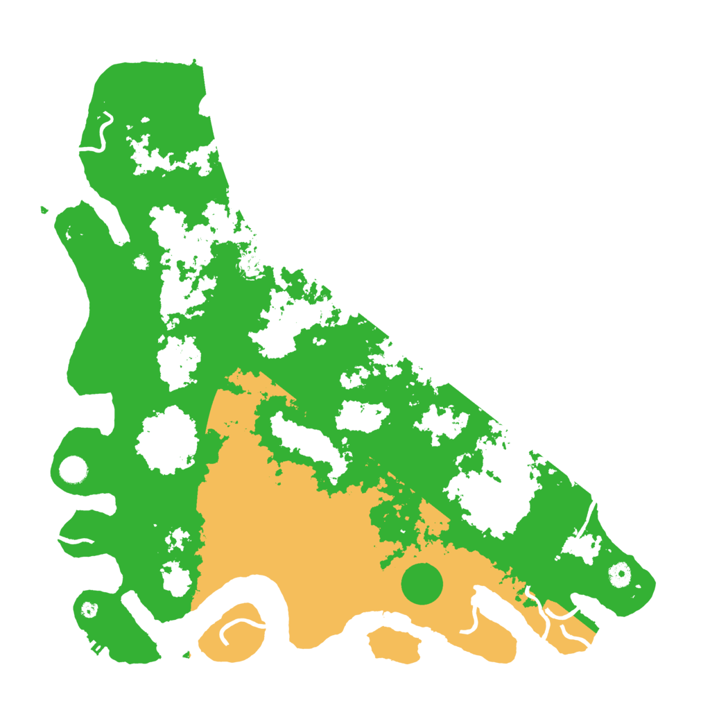 Biome Rust Map: Procedural Map, Size: 4500, Seed: 1362571