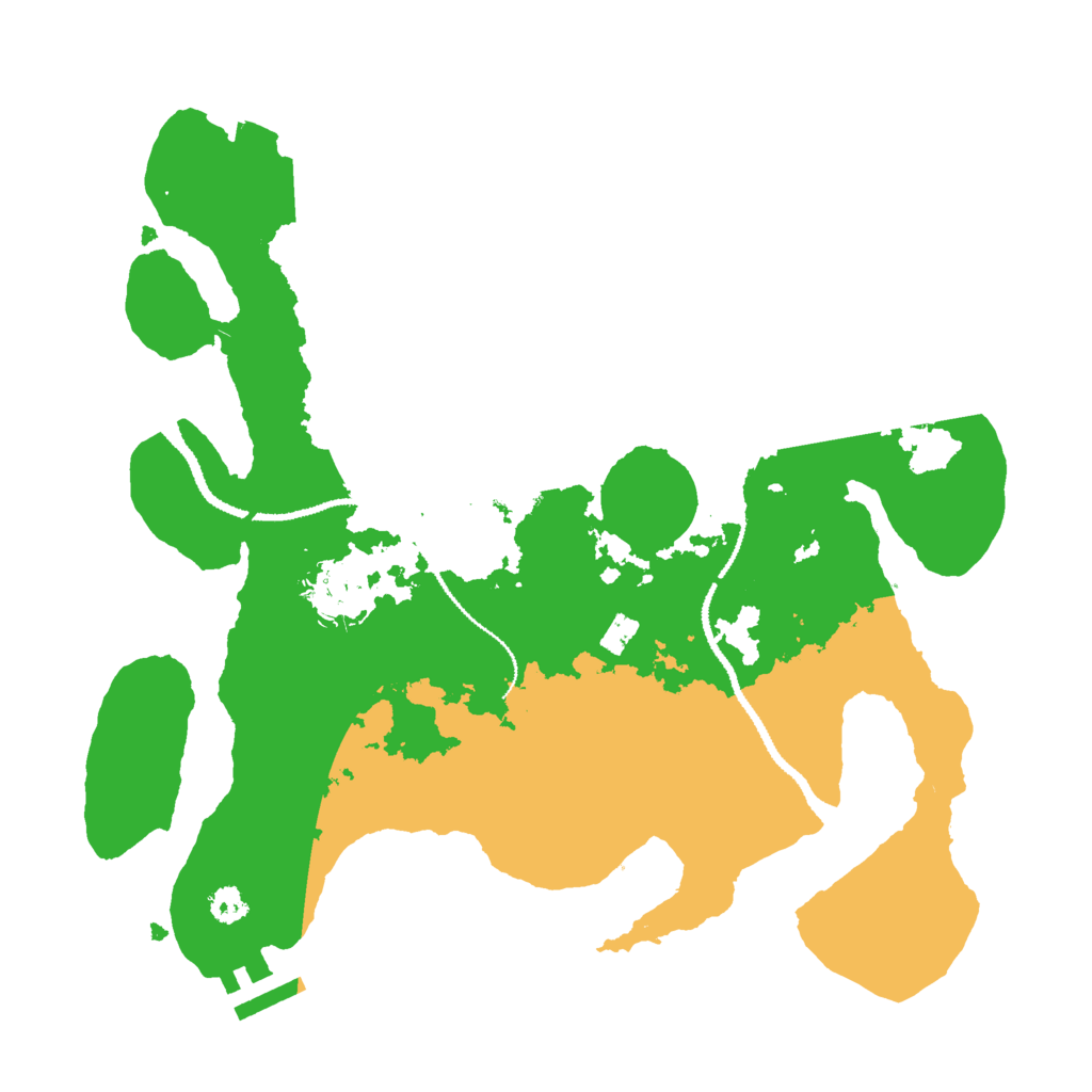 Biome Rust Map: Procedural Map, Size: 3000, Seed: 424059283