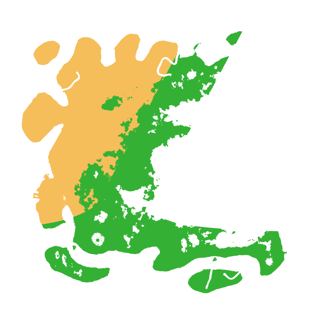 Biome Rust Map: Procedural Map, Size: 3750, Seed: 120123