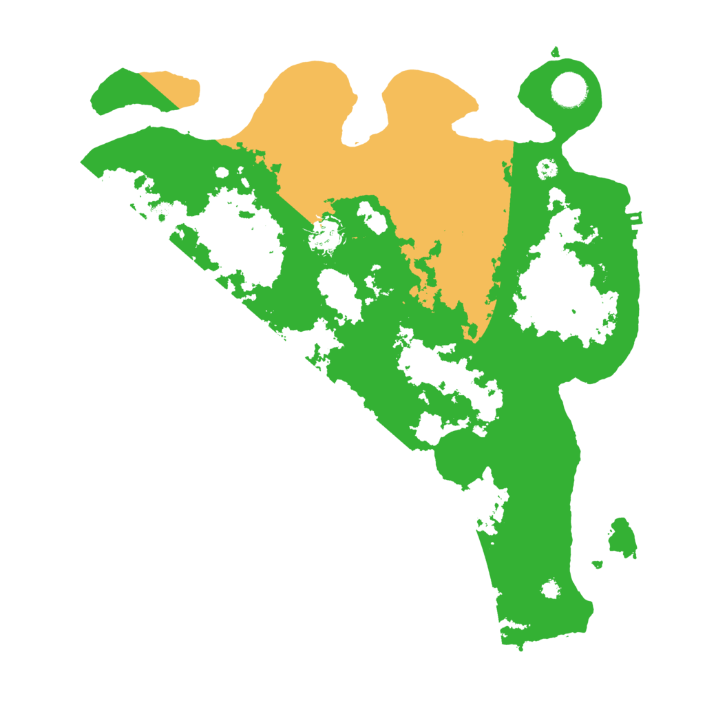 Biome Rust Map: Procedural Map, Size: 3500, Seed: 74715514