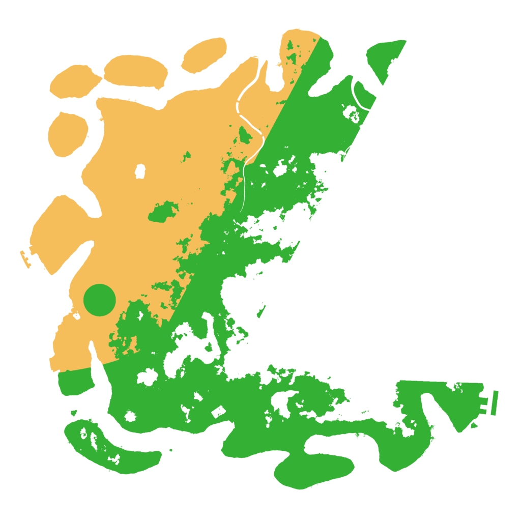 Biome Rust Map: Procedural Map, Size: 4250, Seed: 120123