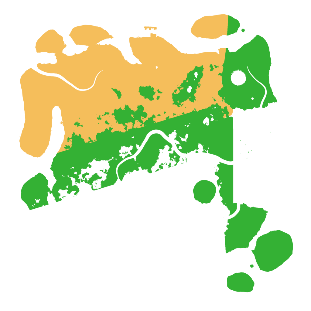 Biome Rust Map: Procedural Map, Size: 3700, Seed: 1610122130