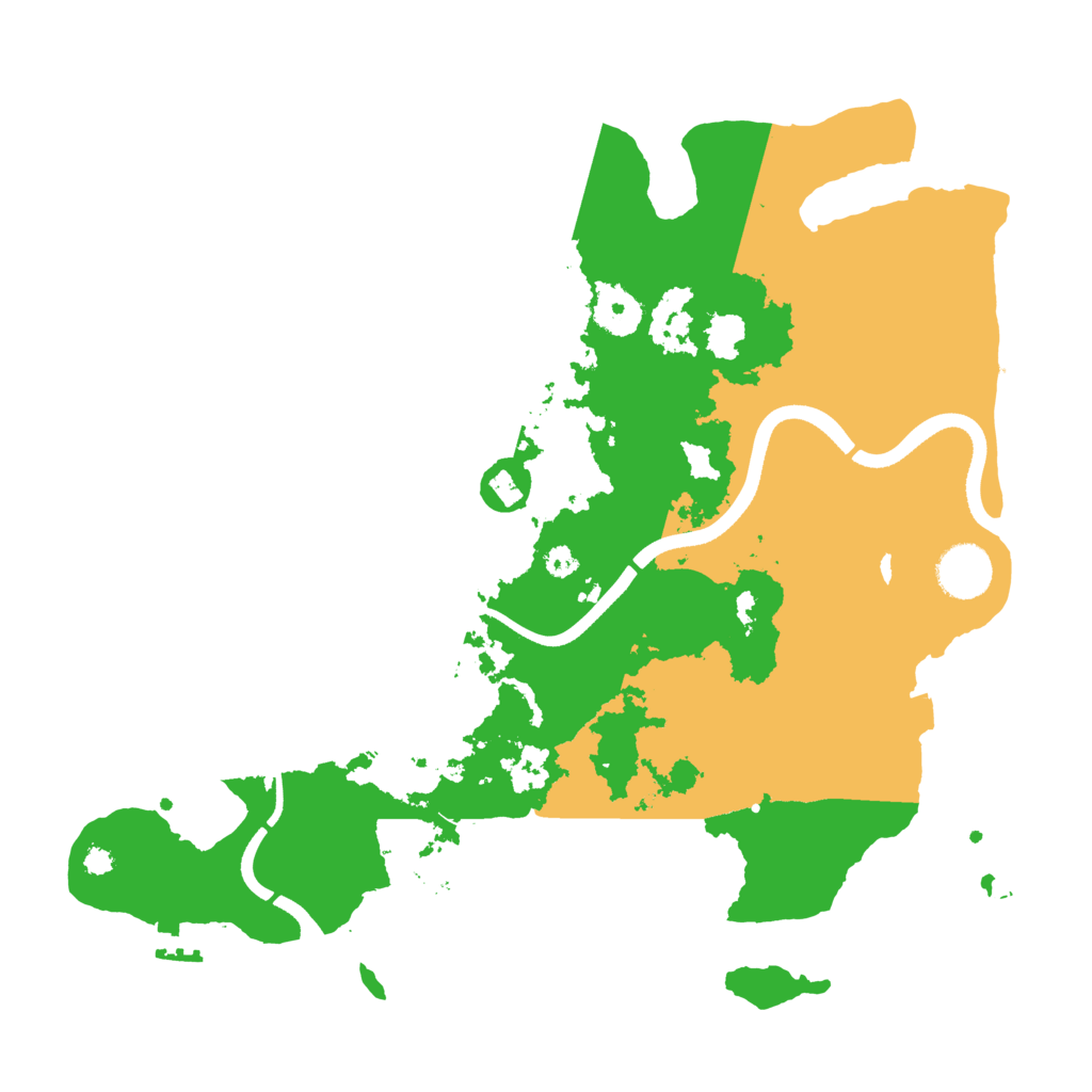 Biome Rust Map: Procedural Map, Size: 3500, Seed: 1080769394