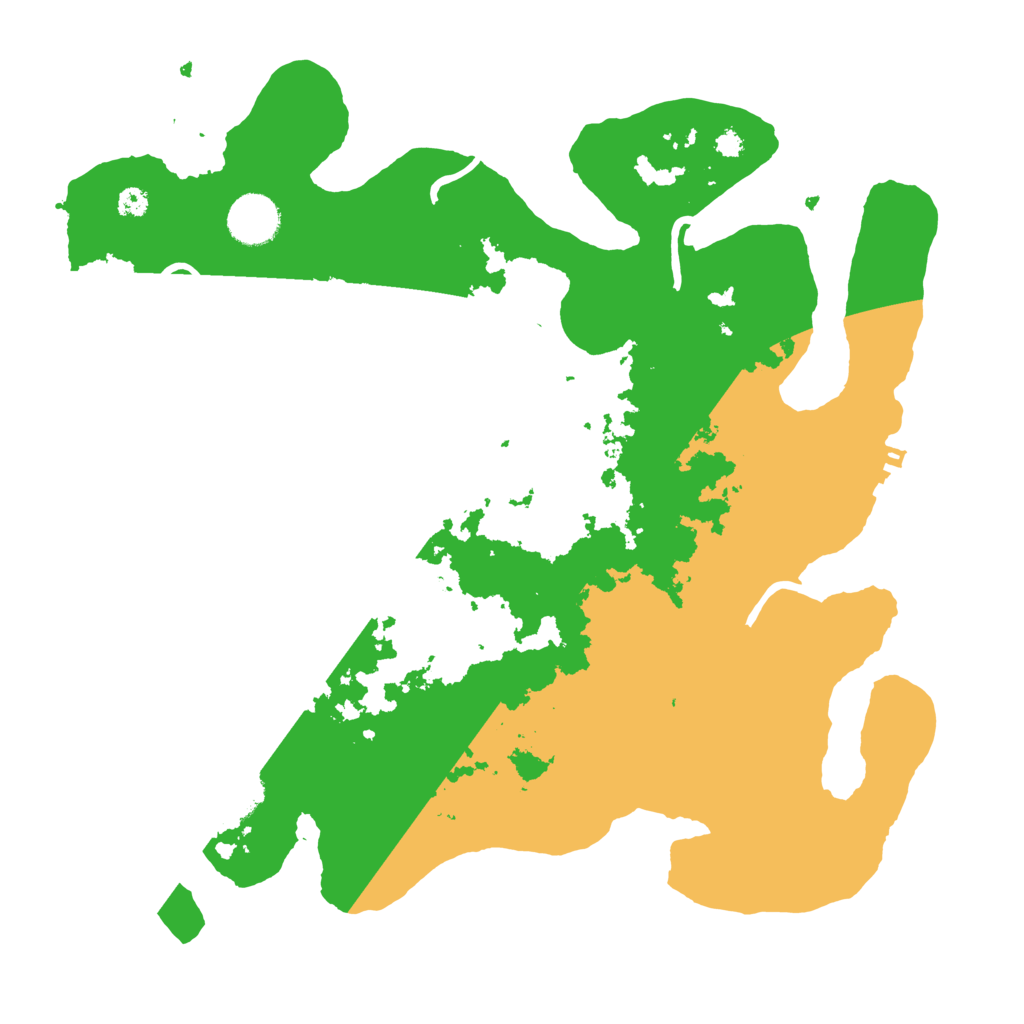 Biome Rust Map: Procedural Map, Size: 3500, Seed: 21423587