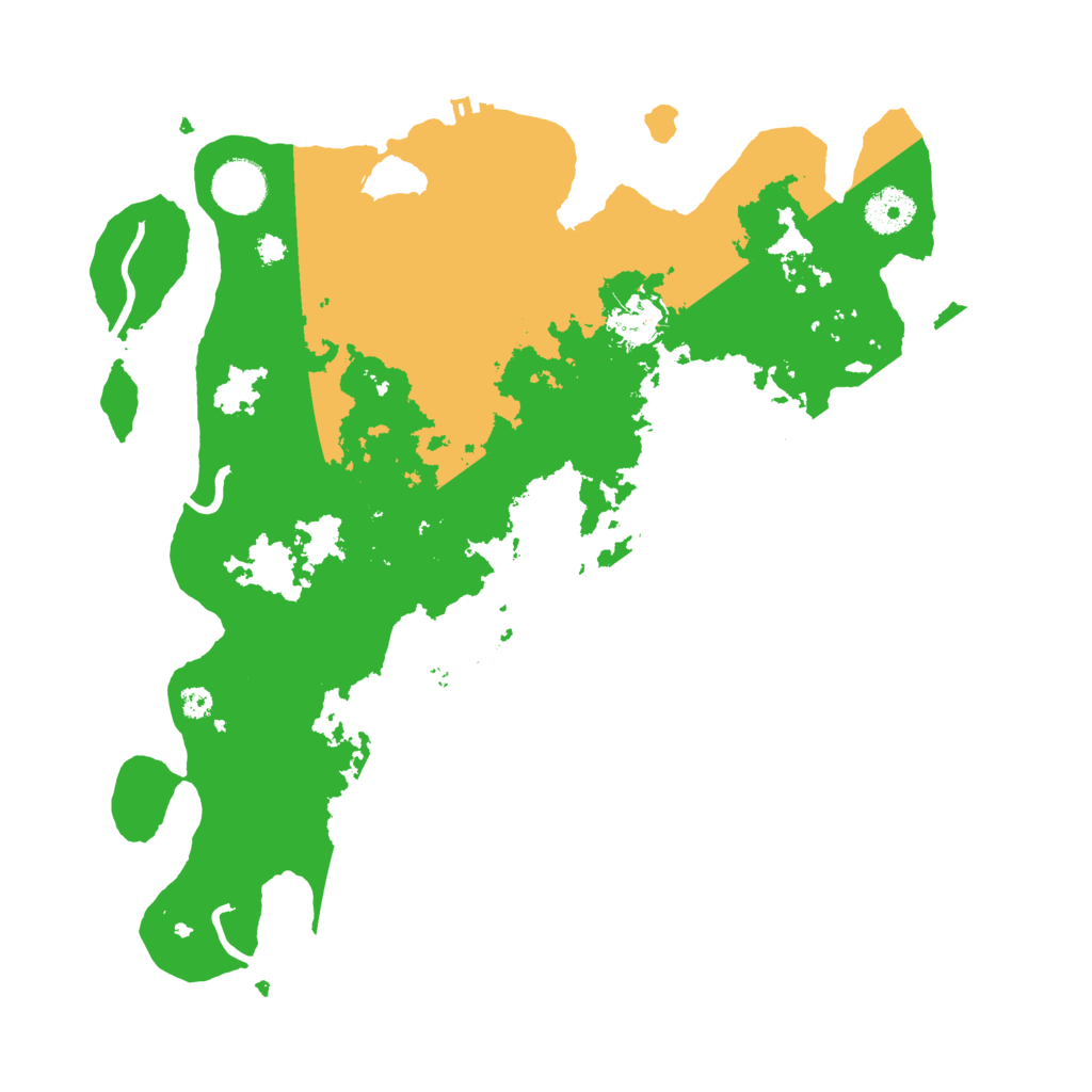 Biome Rust Map: Procedural Map, Size: 3500, Seed: 2031138900