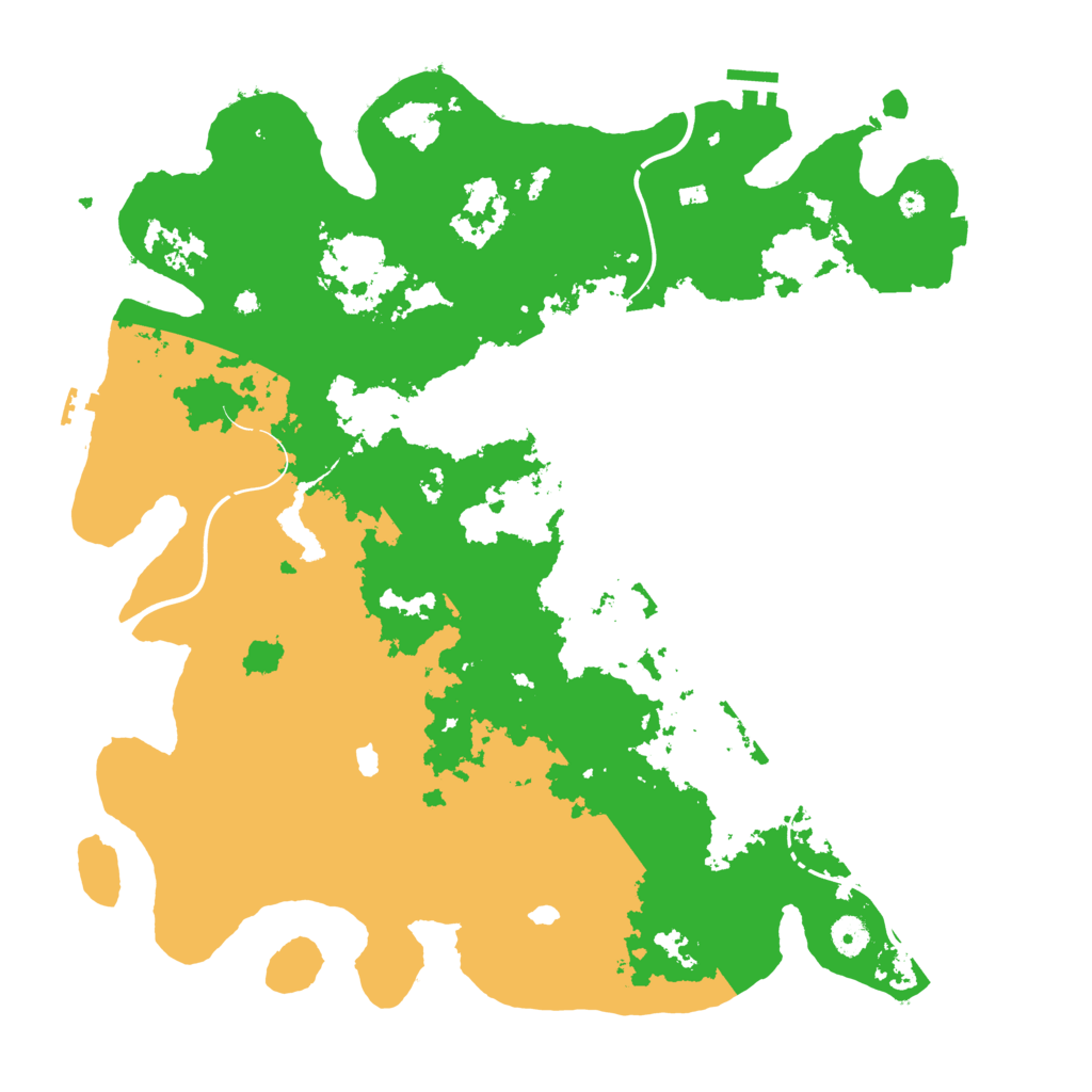 Biome Rust Map: Procedural Map, Size: 4300, Seed: 1480915754
