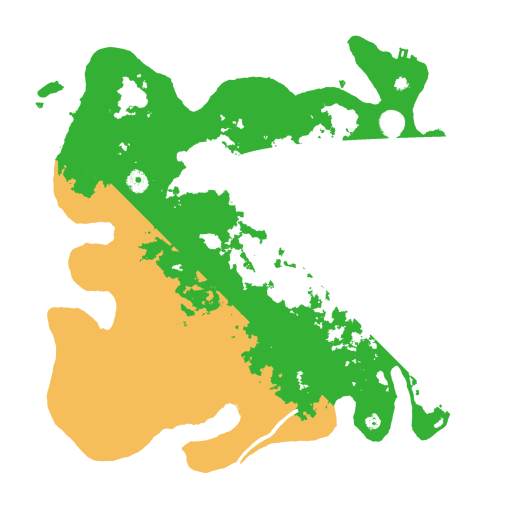 Biome Rust Map: Procedural Map, Size: 3500, Seed: 2113777