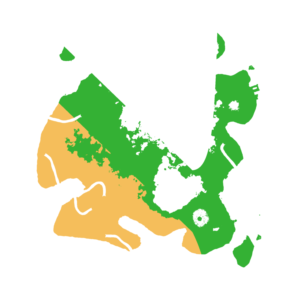 Biome Rust Map: Procedural Map, Size: 2702, Seed: 5718