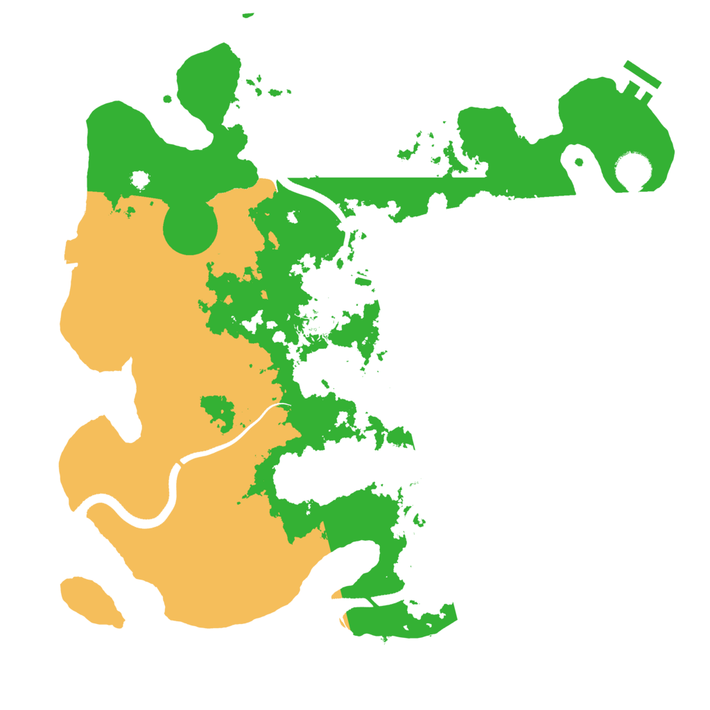 Biome Rust Map: Procedural Map, Size: 3500, Seed: 1643805564
