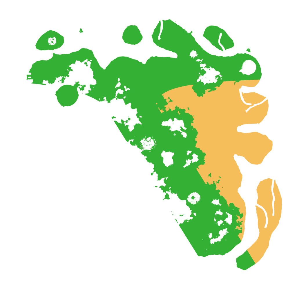 Biome Rust Map: Procedural Map, Size: 3700, Seed: 787067
