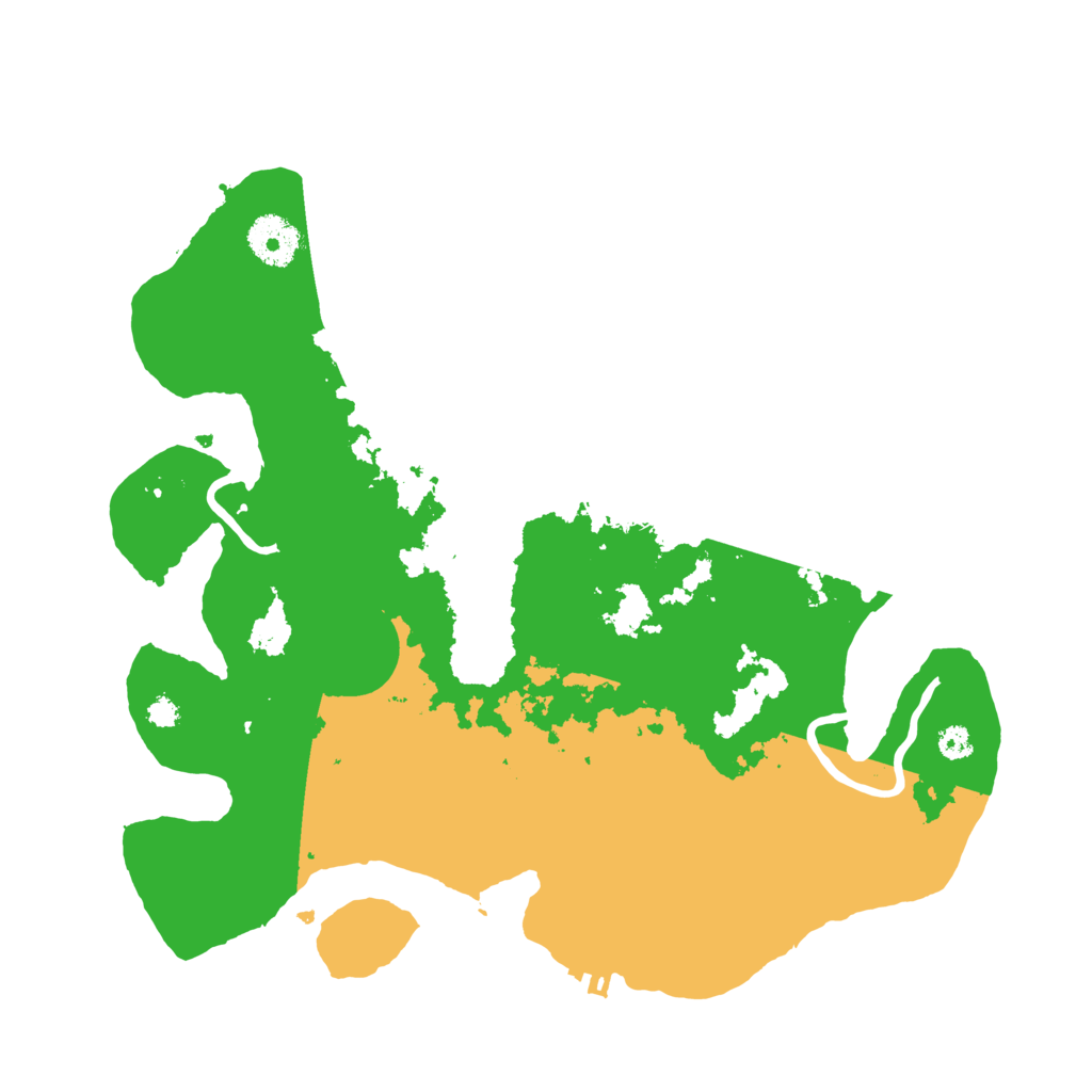 Biome Rust Map: Procedural Map, Size: 3300, Seed: 13825