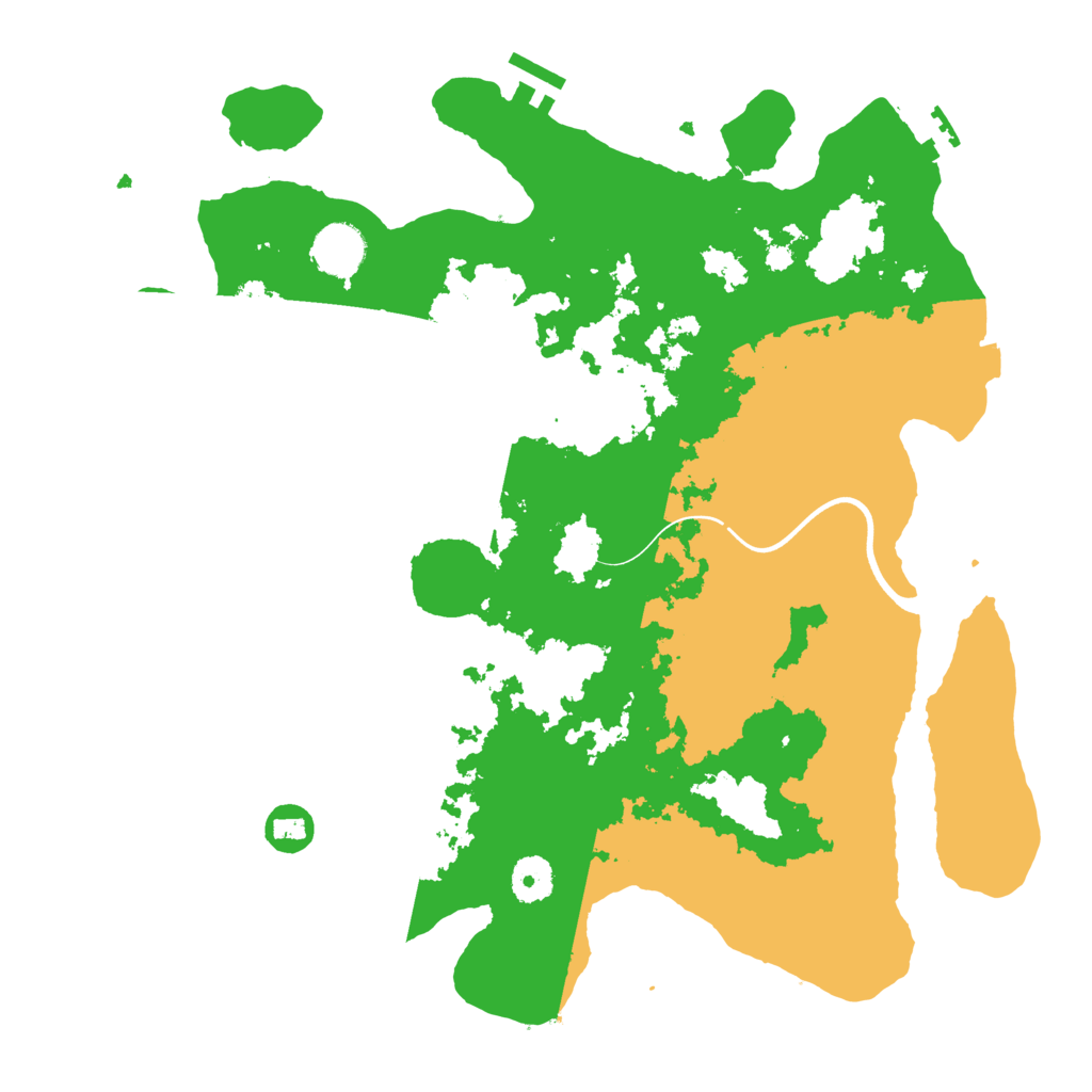 Biome Rust Map: Procedural Map, Size: 3700, Seed: 330897