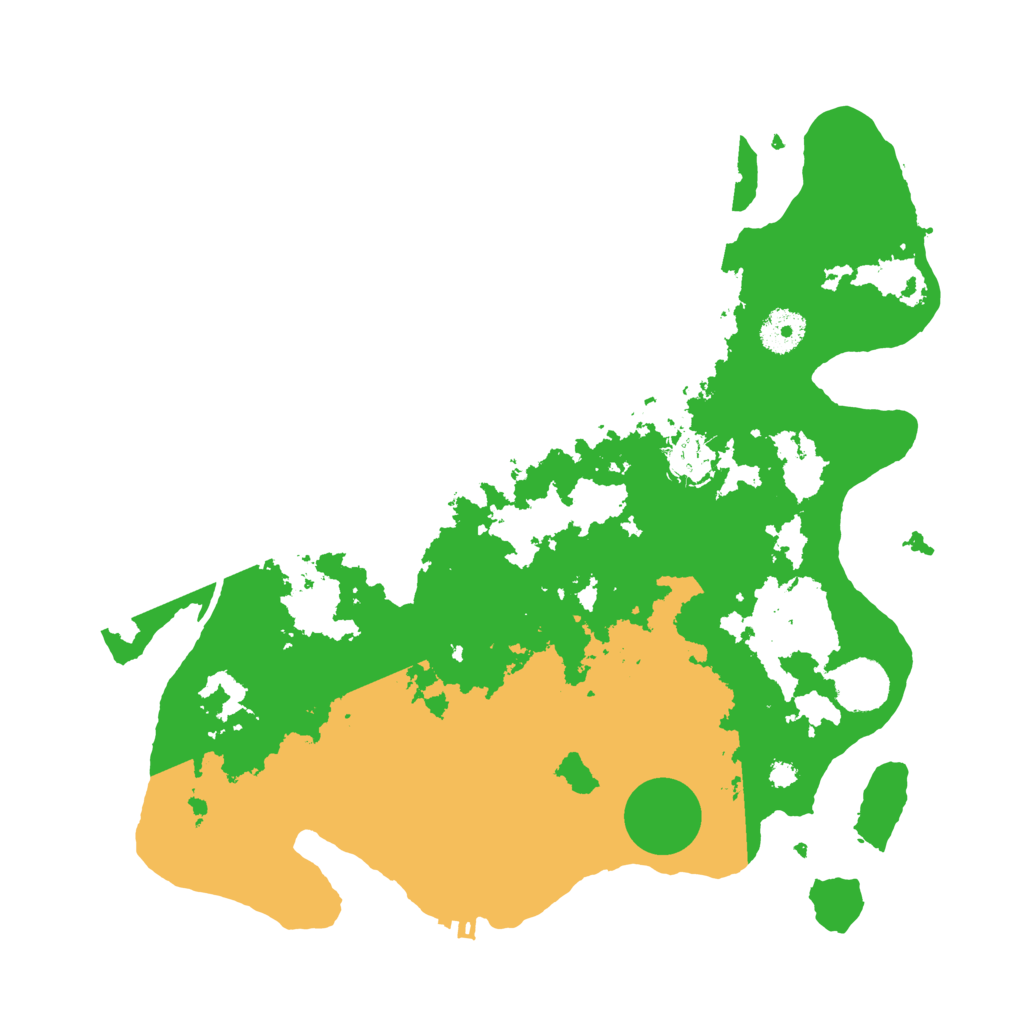 Biome Rust Map: Procedural Map, Size: 3500, Seed: 1817299486