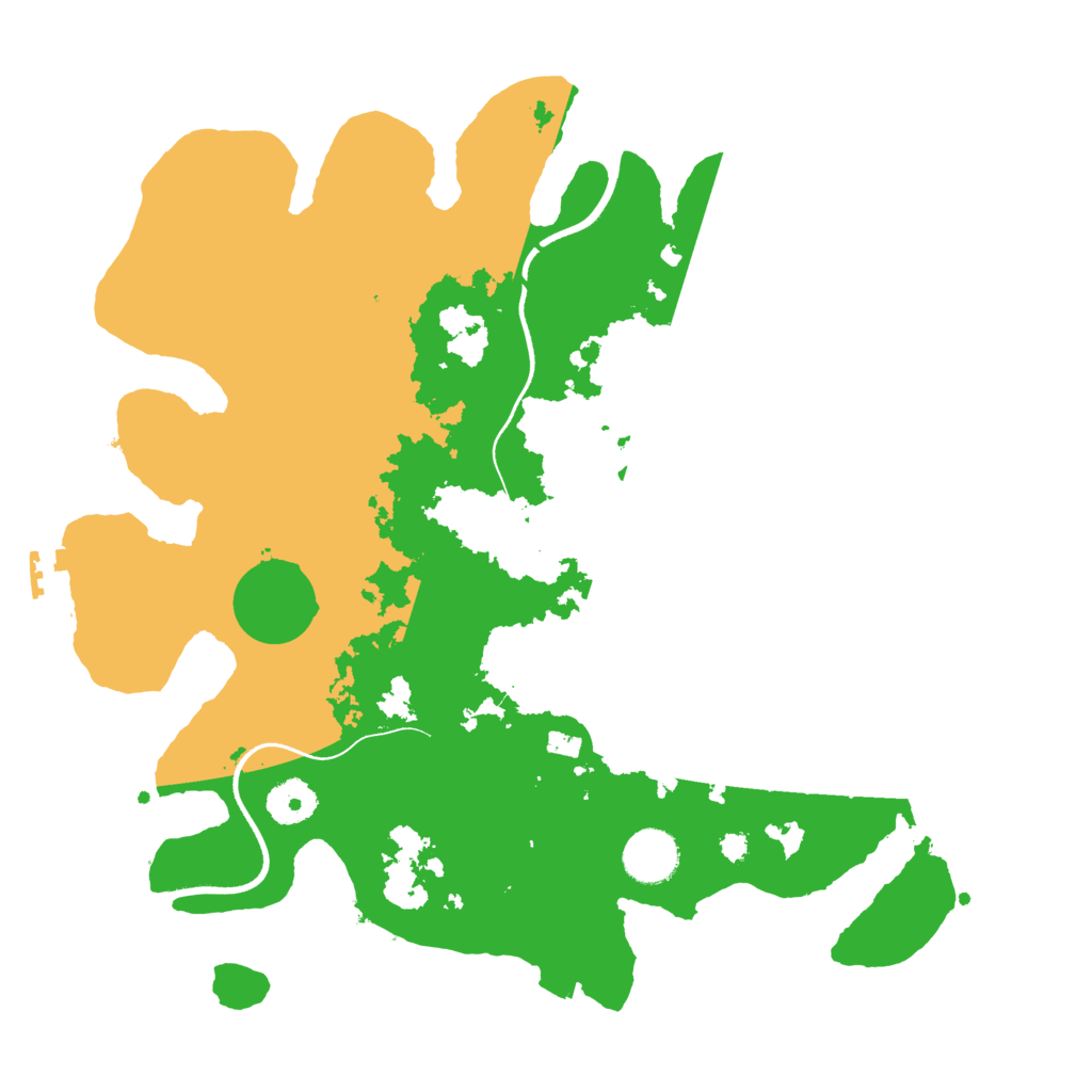 Biome Rust Map: Procedural Map, Size: 3500, Seed: 752328432