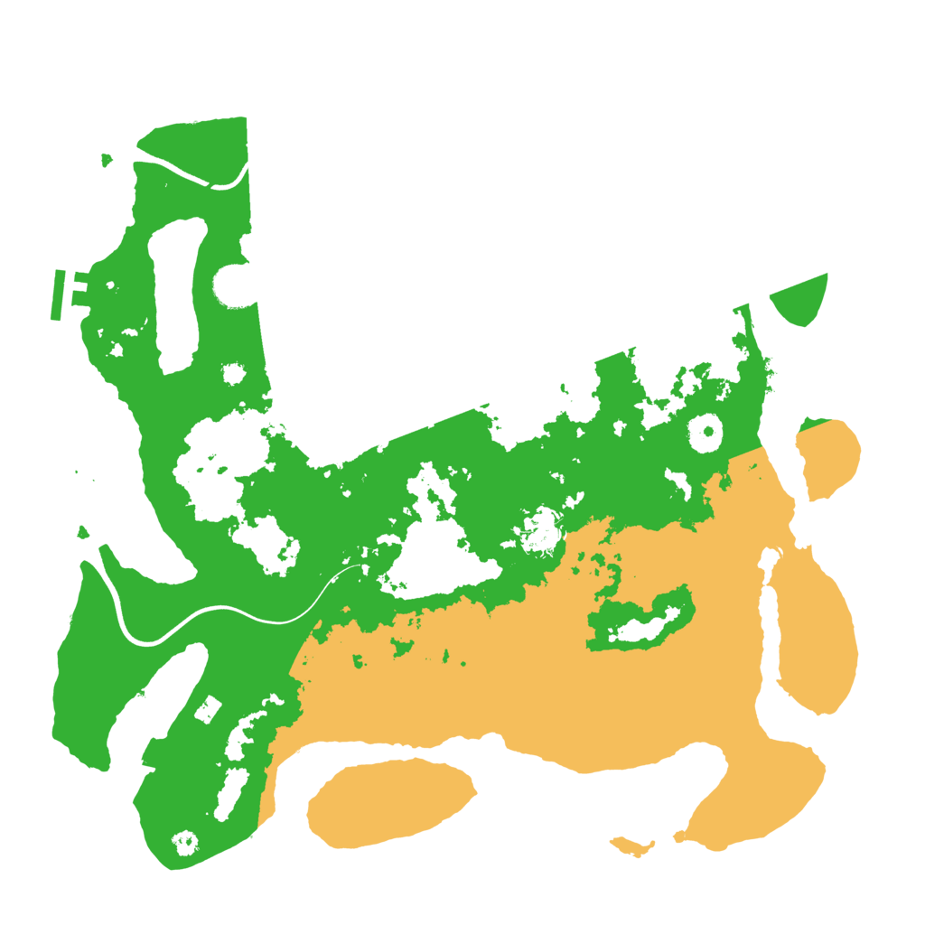 Biome Rust Map: Procedural Map, Size: 3700, Seed: 478176