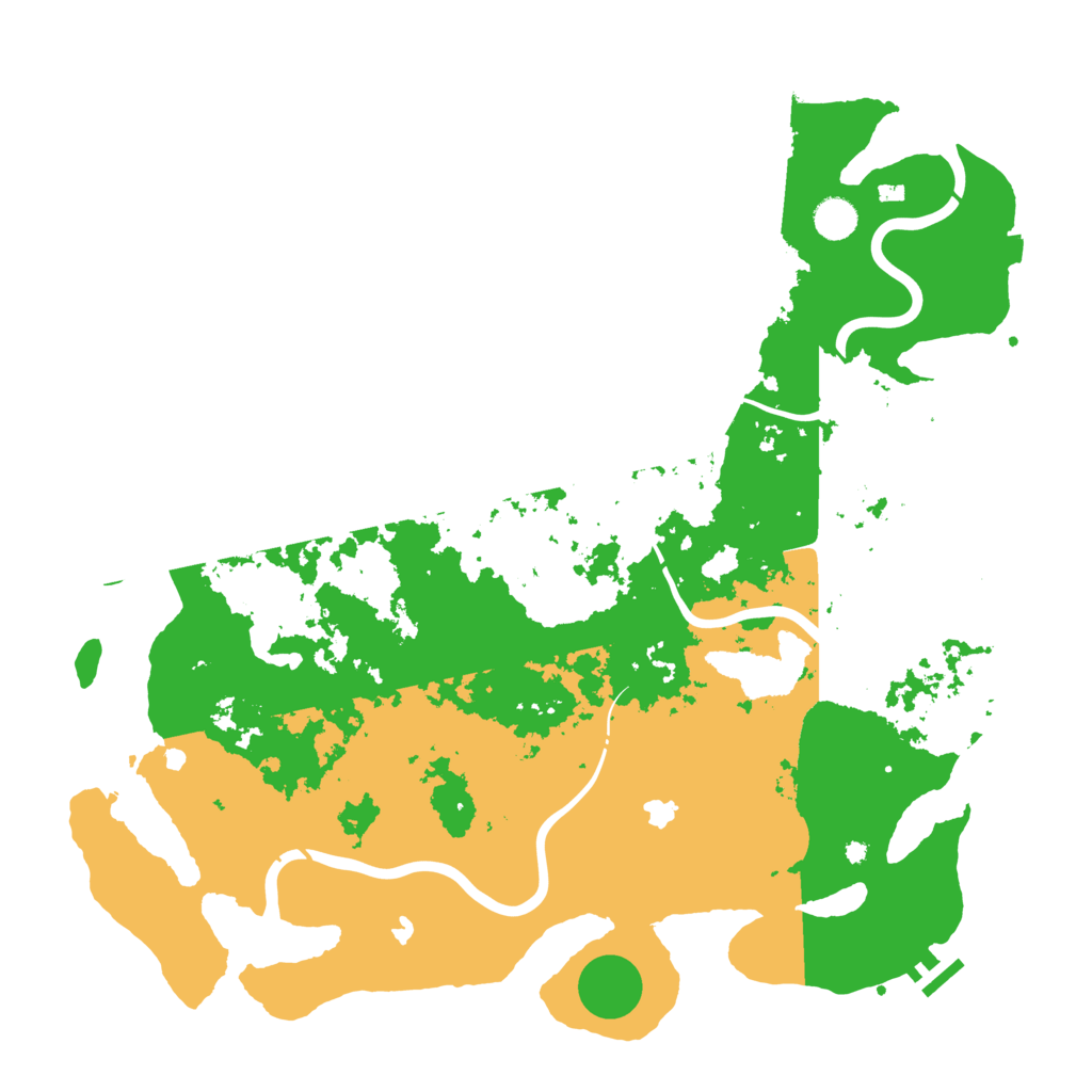 Biome Rust Map: Procedural Map, Size: 4500, Seed: 666090698