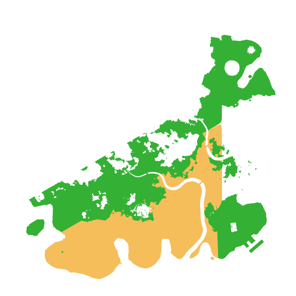 Biome Rust Map: Procedural Map, Size: 3500, Seed: 1906728174