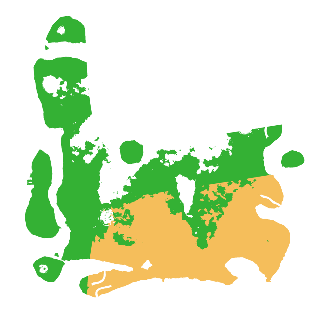 Biome Rust Map: Procedural Map, Size: 3700, Seed: 923835845
