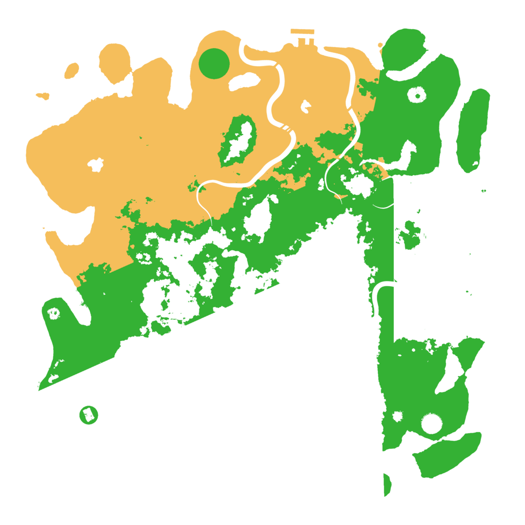 Biome Rust Map: Procedural Map, Size: 4500, Seed: 931141650