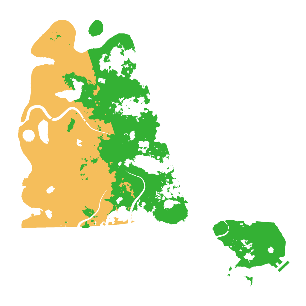 Biome Rust Map: Procedural Map, Size: 4500, Seed: 361049354