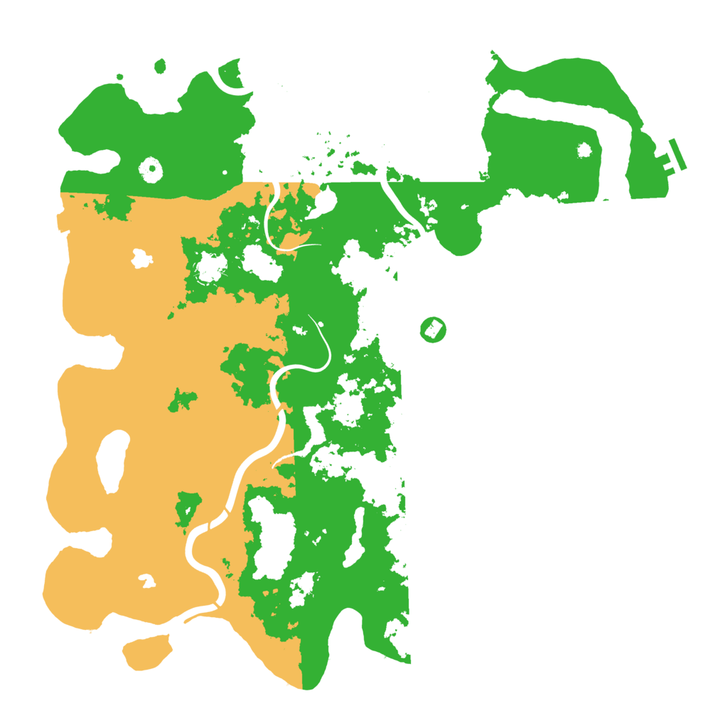 Biome Rust Map: Procedural Map, Size: 4500, Seed: 1786225071