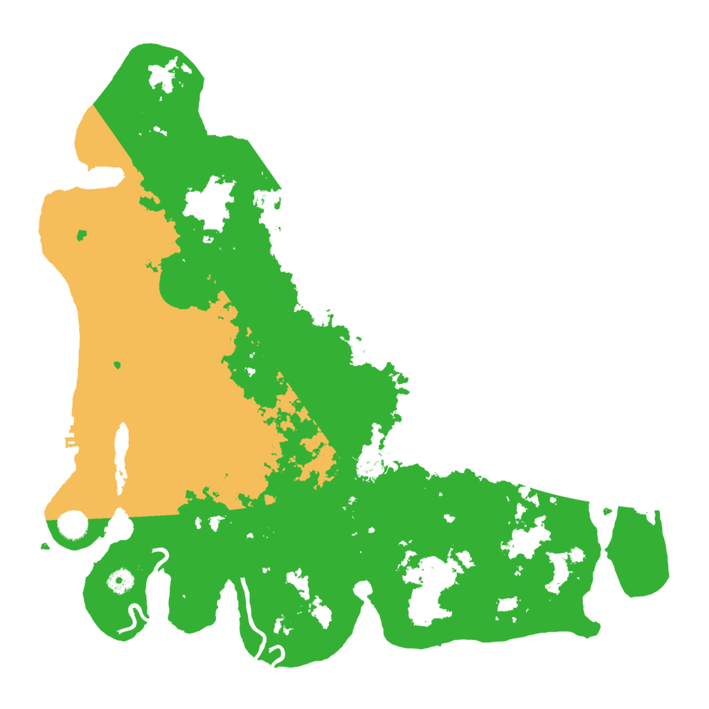 Biome Rust Map: Procedural Map, Size: 4250, Seed: 883794280