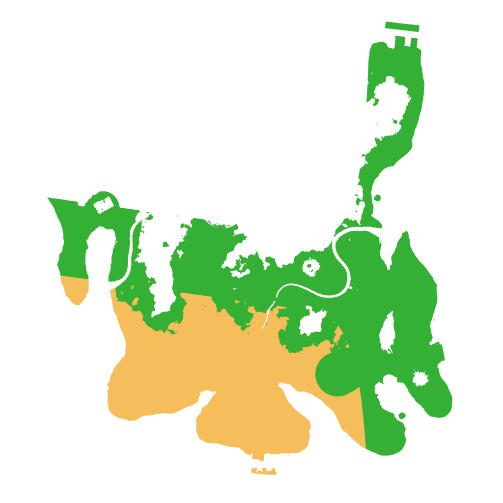 Biome Rust Map: Procedural Map, Size: 3000, Seed: 32109