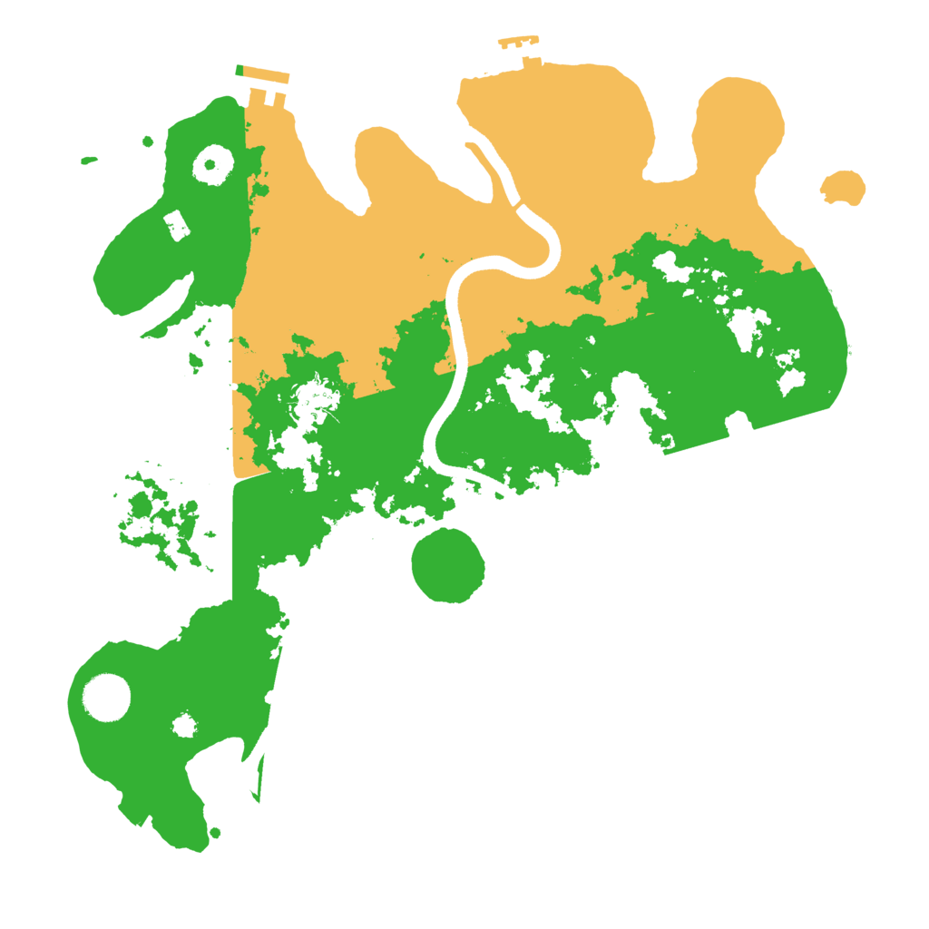 Biome Rust Map: Procedural Map, Size: 3500, Seed: 512612329