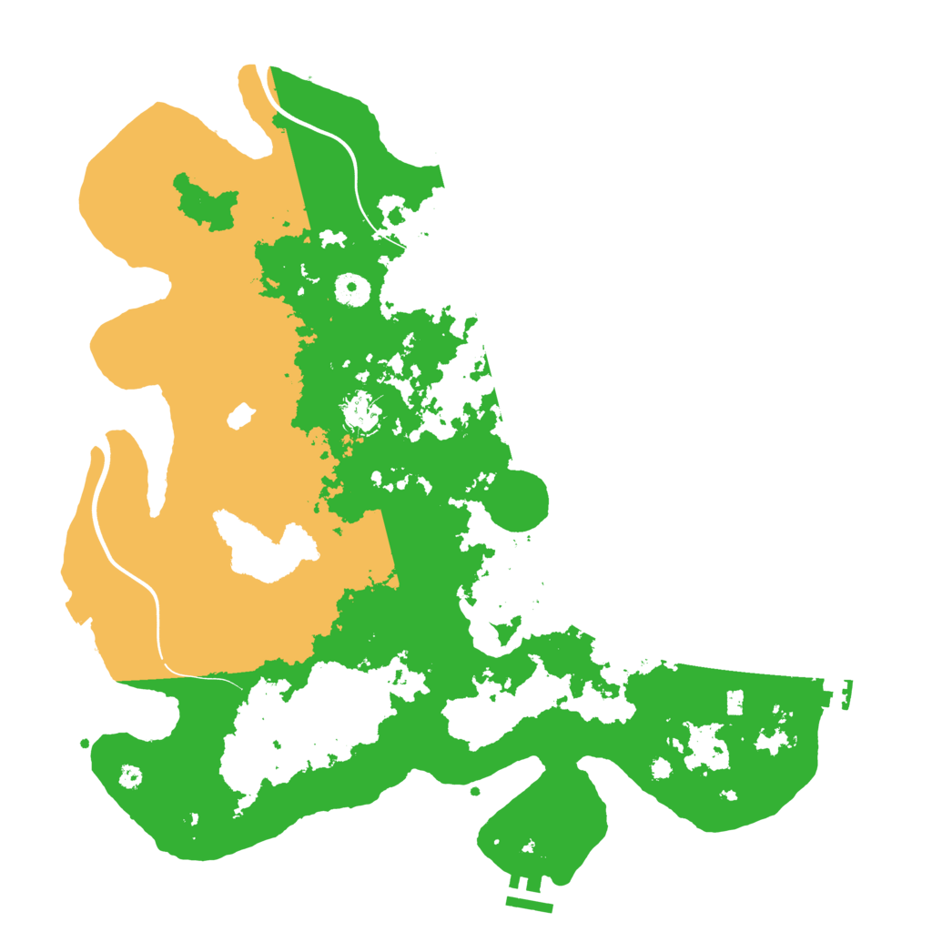 Biome Rust Map: Procedural Map, Size: 4000, Seed: 20221215