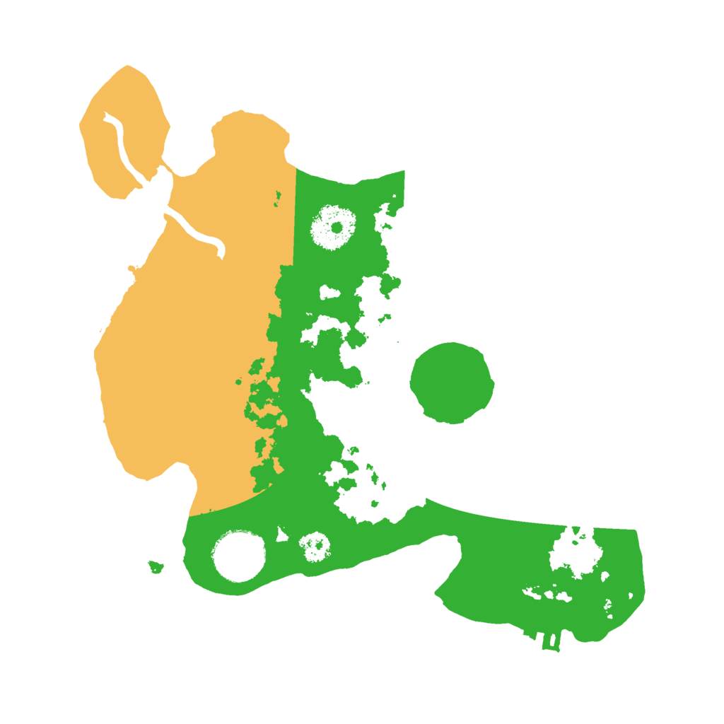 Biome Rust Map: Procedural Map, Size: 2500, Seed: 165105069