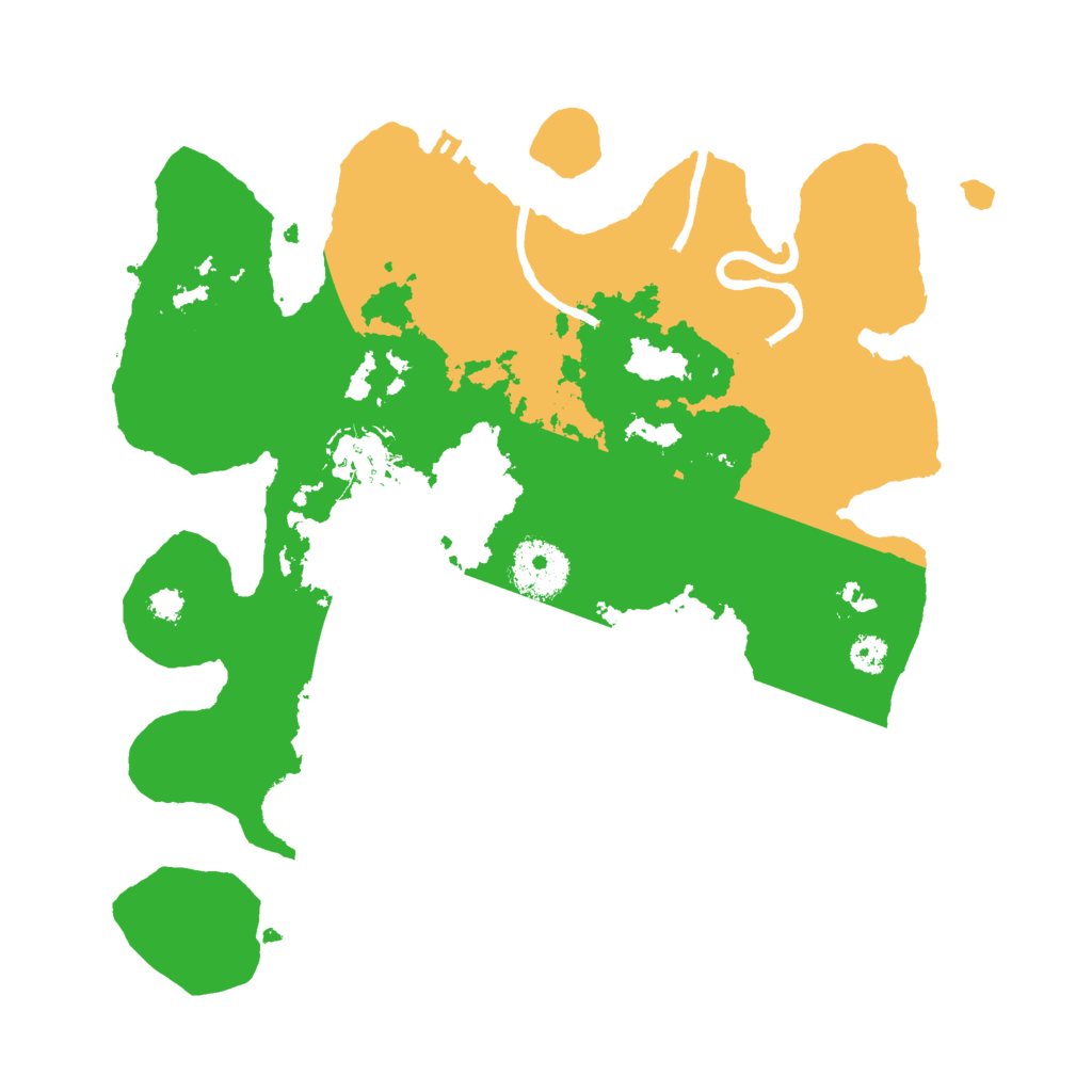 Biome Rust Map: Procedural Map, Size: 3000, Seed: 1476761328