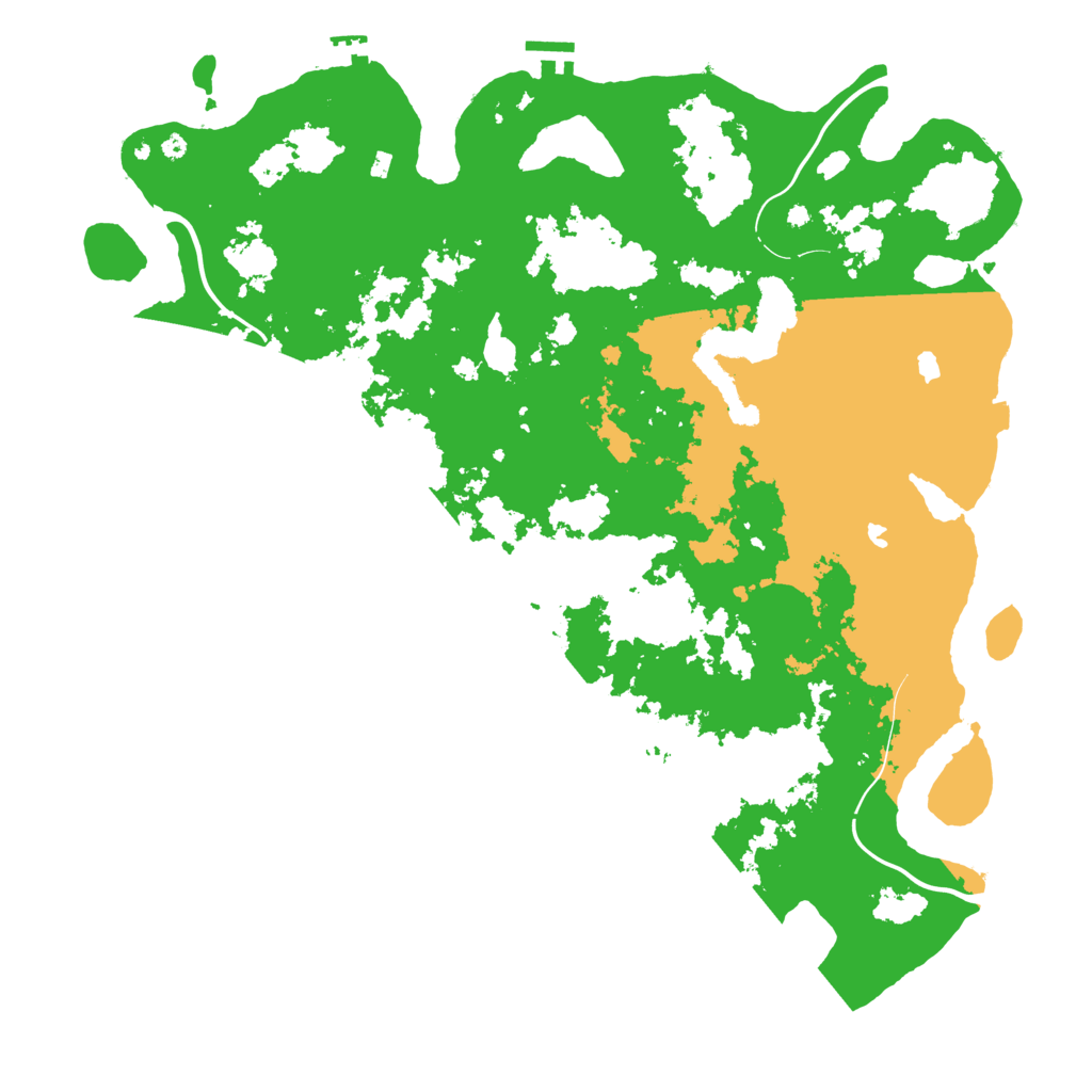 Biome Rust Map: Procedural Map, Size: 4500, Seed: 394731