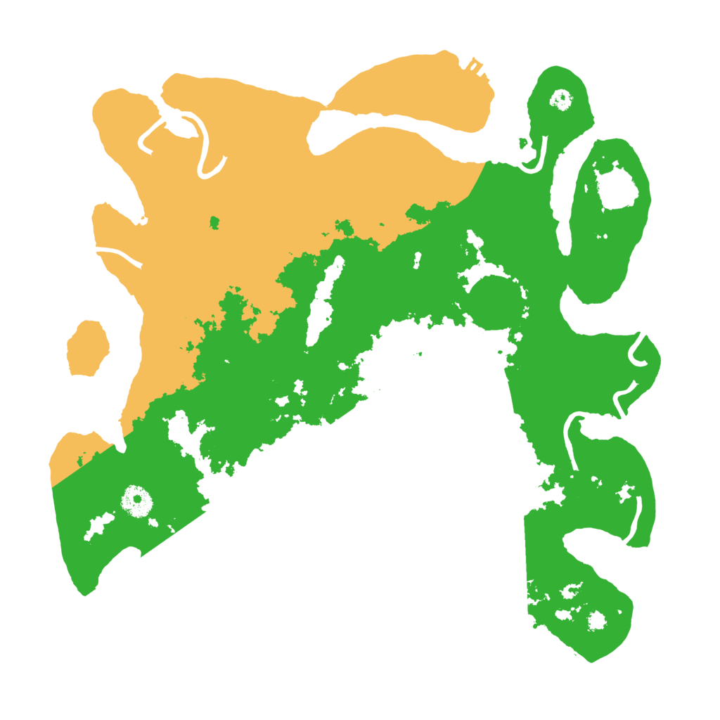 Biome Rust Map: Procedural Map, Size: 3500, Seed: 1786593552