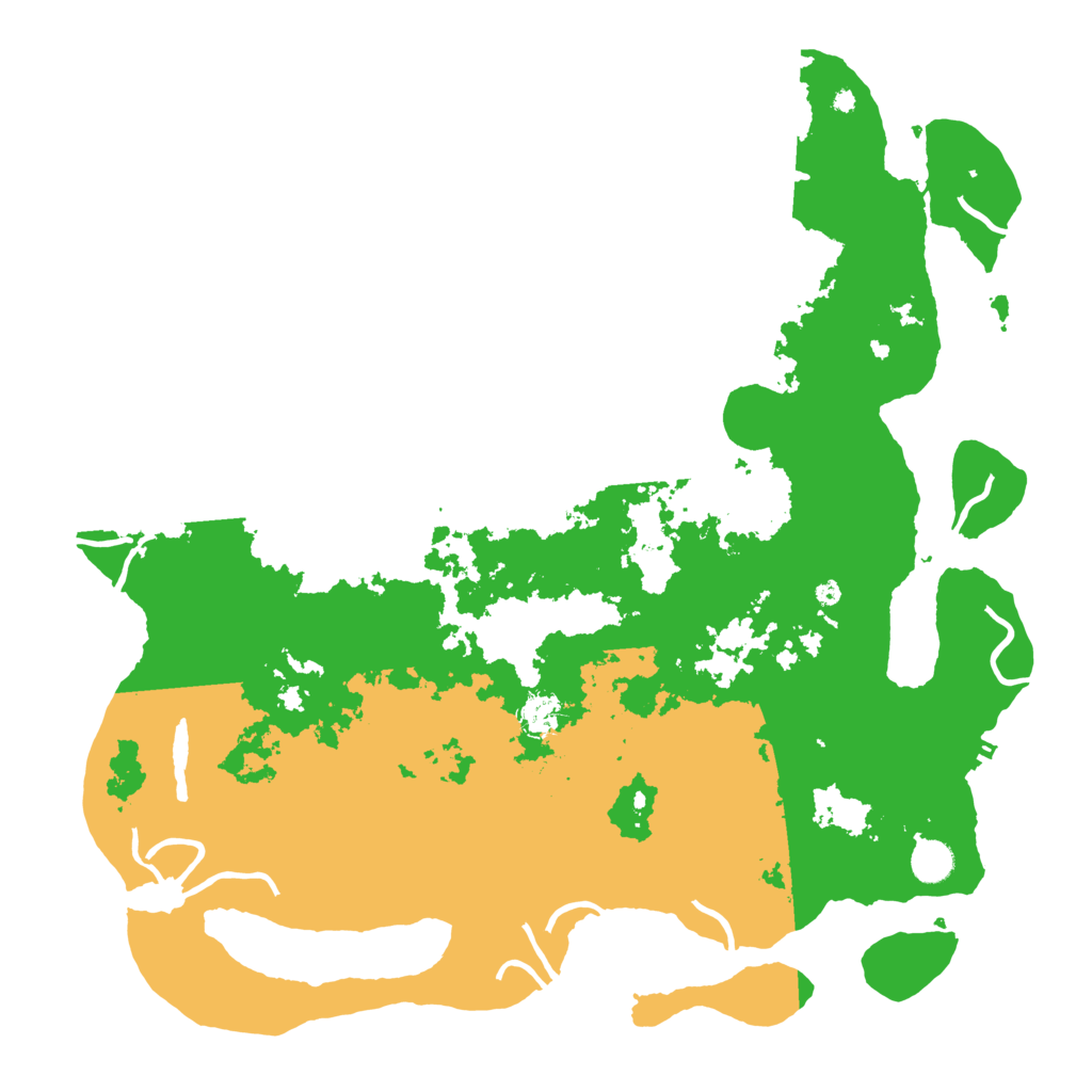 Biome Rust Map: Procedural Map, Size: 4500, Seed: 4823454