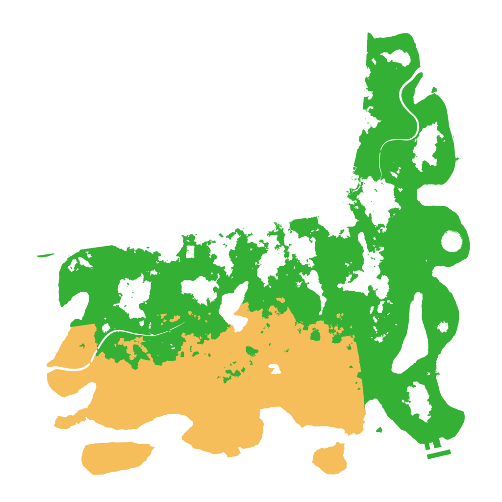 Biome Rust Map: Procedural Map, Size: 4250, Seed: 204818358