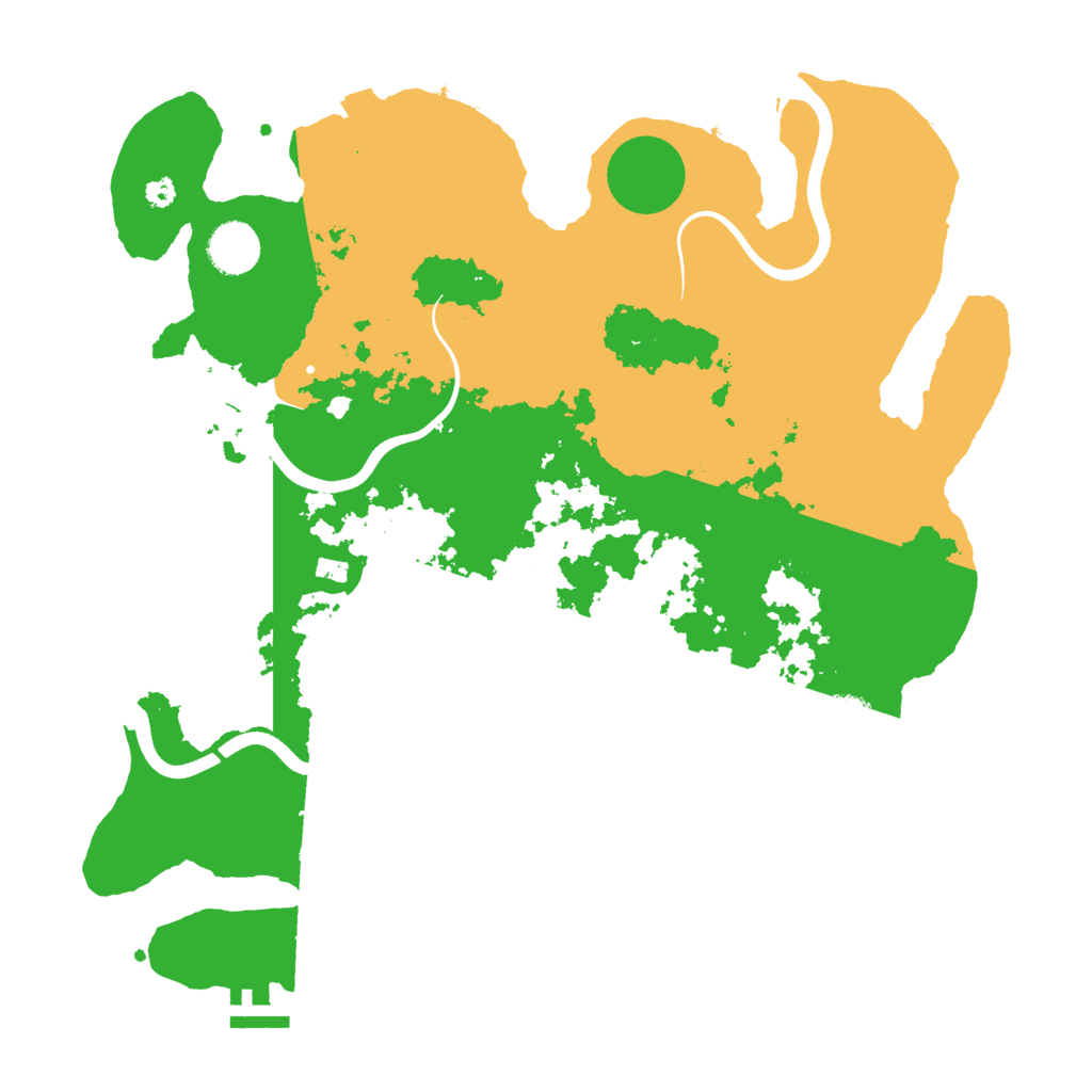 Biome Rust Map: Procedural Map, Size: 3700, Seed: 865214024