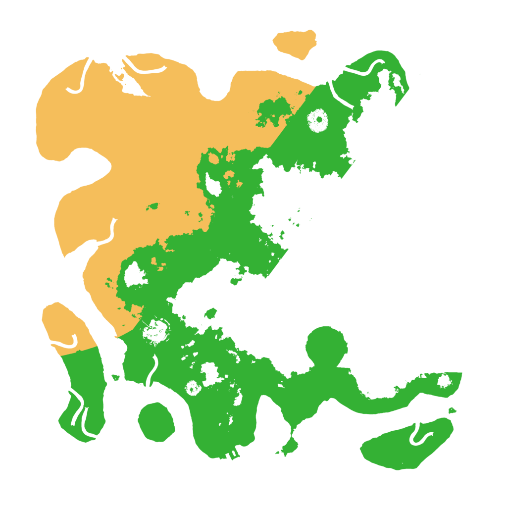 Biome Rust Map: Procedural Map, Size: 3500, Seed: 272719424