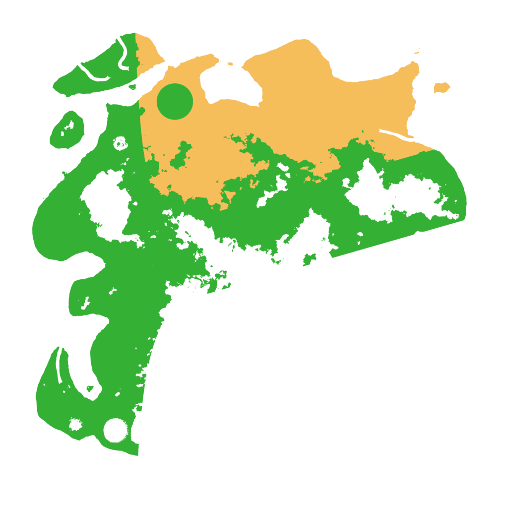 Biome Rust Map: Procedural Map, Size: 3700, Seed: 1594948560
