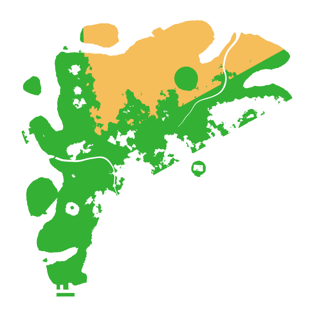 Biome Rust Map: Procedural Map, Size: 3500, Seed: 1211761279