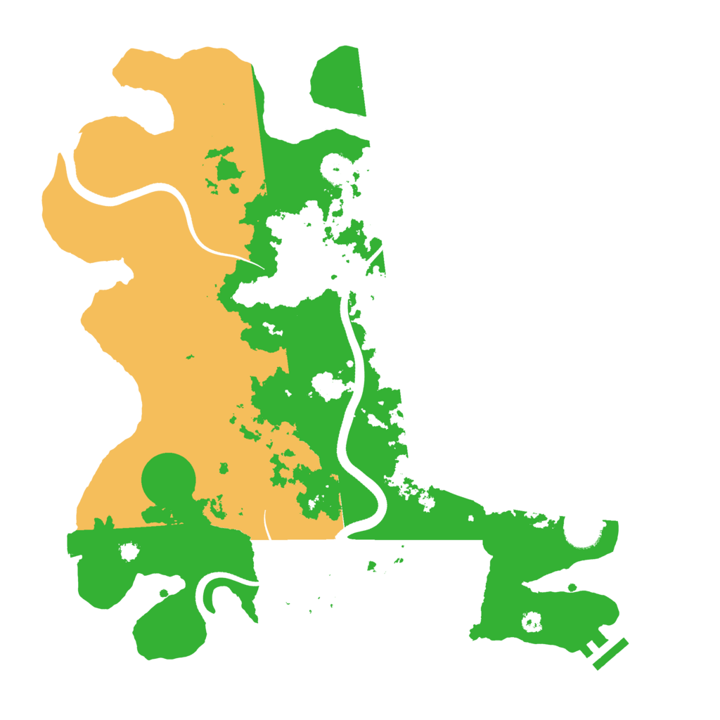 Biome Rust Map: Procedural Map, Size: 3500, Seed: 1621557616
